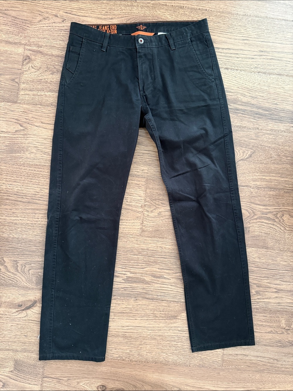 Men's Dockers Black Pants 34 X 32